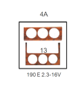 Performance Products® - Mercedes® A/C Control Panel, Zebrano, 1984-1993 (201)