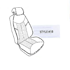 Performance Products® - Mercedes® Front Leather Seat Cover Set w/Headrest Covers, SL, 2003-2012 (230)