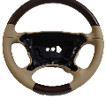 Performance Products® - Mercedes® Steering Wheel, Classic Style, Matt Burlwood & Cashmere Beige Leather, CLS550/CLS500, 2006-2008 (219)