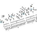 GENUINE MERCEDES - Mercedes® Molding Clip for Lower Molding, 1981-1985 (126)