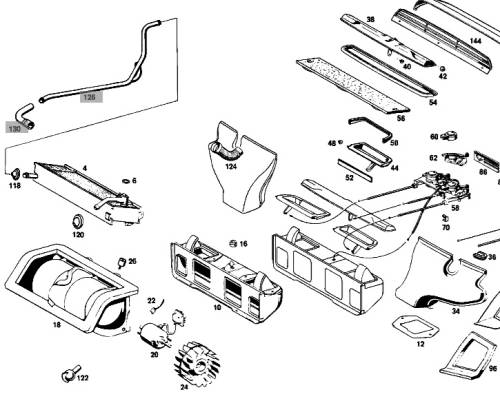 GENUINE MERCEDES - Mercedes® Feed Line from Engine to Heat Exchanger, OE#113-831-09-94