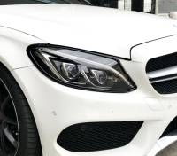 Performance Products® - Mercedes® Headlight Trim Set, Black, Sedan, 2015-2021 (205)