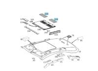 GENUINE MERCEDES - Mercedes® Sunshade Vent, Left Or Right, 1998-2009 (203/209/211/215/219/220/240)