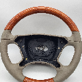 Performance Products® - Mercedes® Steering Wheel, Classic Style, Chestnut & Stone Leather, 2003-2008 (230)