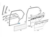Performance Products® - Mercedes® Door Seal Set, 1968-1976 (114/115)