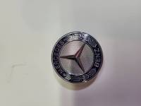 GENUINE MERCEDES - Mercedes® Grille Emblem with Blue Surround, 2014-2020 (205/213/222)