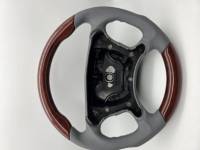 Performance Products® - Mercedes® Steering Wheel, Sports Style, Burlwood & Alpaca Grey Leather, 2003-2006 (230)