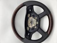 Performance Products® - Mercedes® Steering Wheel, Classic Style, Tiptronic, Burlwood & Black Leather, 2007-2008 (221)