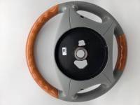 Performance Products® - Mercedes® Steering Wheel, Classic Style, Leather, Chestnut & Alpaca Grey, 2003-2008 (230)