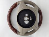 Performance Products® - Mercedes® Steering Wheel, Ergonomic Style, Burlwood & Stone Leather, 2003-2009 (209)