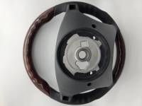 Performance Products® - Mercedes® Steering Wheel, Sports Style, Burlwood & Charcoal Leather, AMG Tiptronic, 2003-2006 (220)