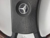 Performance Products® - Mercedes® Steering Wheel, Burlwood & Black Leather, 1986-1991 (107/124/126)