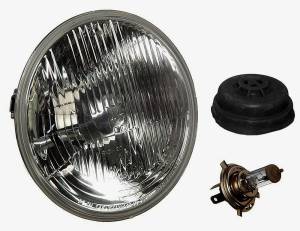 Mercedes® Halogen Headlight, H4 Conversion, 7 Inch, 1963-1985