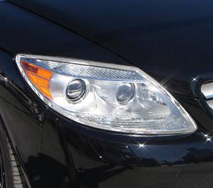 Mercedes® Headlight Trim Rings, Chrome, 2007-2009 (216)
