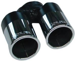 Mercedes® Exhaust, Quad-Tip Style Rear Bumper, Expression, 2005-2010 (171)