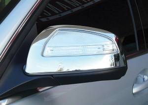 Mercedes® Mirror Covers, Chrome, Pair, 2008-2009 (204)
