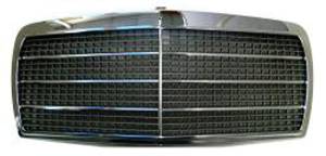 Mercedes® Grille, 3 Rib, Atlas Gray, 2001-2007 (203)