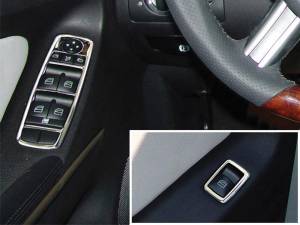 Mercedes® Window Switch Surround Rings, Chrome, 2006-2010 (164)