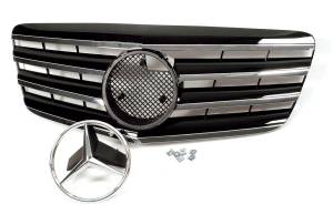 Mercedes® Sports Grille, Chrome With Star, 2005-2008 (211)