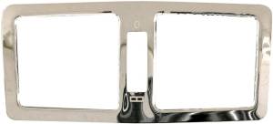 Mercedes® Vent Frames, Rear, Chrome (210)