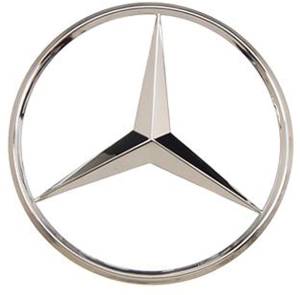 Mercedes® OEM Emblem, Deck Lid Star, Superior Chrome Finish, 2003-2007 (211)