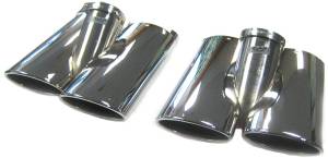 Performance Products® - Mercedes® Quad Exhaust Tips, Chrome, 2006-2013 (221) - Image 1