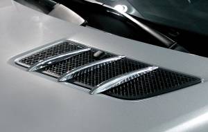 Mercedes® Hood Vent Trim Set, Chrome, ML, 2006-2009 (164)