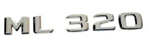 Mercedes® Deck Lid Emblem, "ML320" (163)