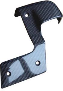 Mercedes® B-Pillar Covers, Black Carbon Fiber, 2-Piece, 2003-2008 (230)