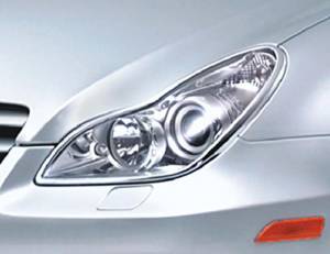 Mercedes® Chrome Headlight Rings, Pair, 2006-2010 (219)