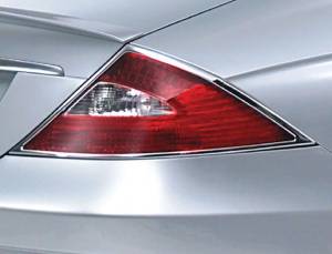 Mercedes® Tail Light Rings, Chrome, 2006-2011 (219)