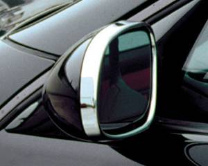 Mercedes® Mirror Trim Ring Set,Chrome, 2000-2002 (210)