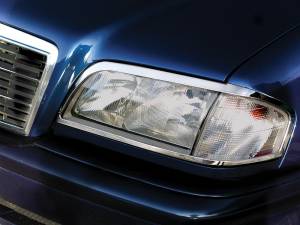 Mercedes® Headlight Trim Rings, Chrome, 1994-2000 (202)