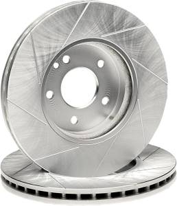 Mercedes®Right Front Power Slotted Brake Rotor, 1996-2008 (201/463)
