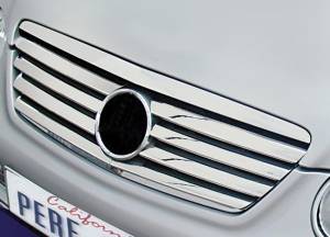 Mercedes® Grille Insert Strips, Chrome, 2002-2005 (203)