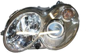 Mercedes® OEM Headlights, Bi-Xenon, Left, 2003-2005 (209)