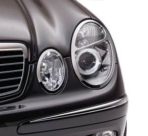 Performance Products® - Mercedes® Headlight Trim Rings, Chrome, 2007-2009 (211) - Image 1