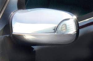 Mercedes® Mirror Covers, Chrome, 1999-2002 (210)