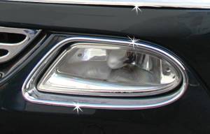 Mercedes® Fog Light Rings, Chrome, 2002-2005 (163)