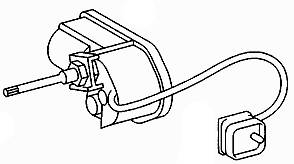 Mercedes® Headlight Wiper Motor, Right, 1994-1995 (124)