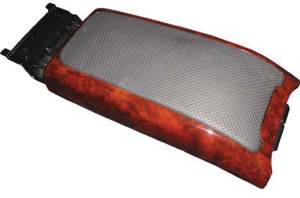 Mercedes® Center Console Armrest, Burlwood & Oyster Leather, 1998-2003 (208)