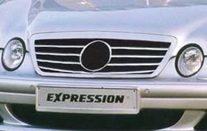 Mercedes® Expression,Grille,For CL Style Hood 68-147, 1998-2002 (208)