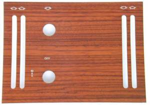 Mercedes® Zebrano Wood Air Conditioning Panel, 1975-1977 (107)