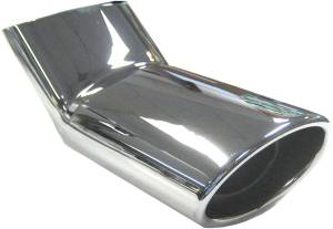 Mercedes® Exhaust Tip,Chrome Single Oval Tip, 1998-2005 (163)