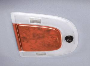 Mercedes® Cosmetic Mirror Back Cover, Calyptus, S430/S350, 2000-2006