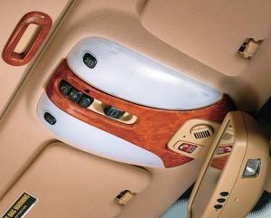 Mercedes® Overhead Map Light Cover, Eucalyptus, 2000-2006 (220)