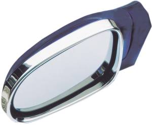 Mercedes® Mirror Trim Rings, Chrome, Pair, Without Turn Signals, 1998-2002