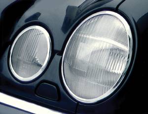 Mercedes® Chrome Headlight Trim Rings, 1996-2002 (210)