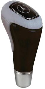 Mercedes® Shift Knob,Black,Birdseye & Oyster Leather, 2000-2003 (208)