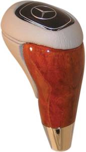 Mercedes® Shift Knob,Eucalyptus & Oyster Leather, 2000-2002 (220)